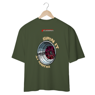 Nome do produto Camiseta Oversized Spin It Burn It Scuderia