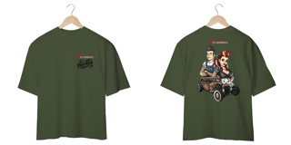 Nome do produto Camiseta Oversized Hot Rod Pin Up Scuderia