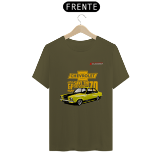 Nome do produto T-Shirt Prime Coleção Anos 70 Chevette GPII Amarelo Scuderia