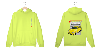 Nome do produto Moleton Canguru Coleção Anos 90 Corsa GSI Amarelo Scuderia