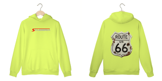 Nome do produto Moleton Canguru Placa Vintage Route 66 Scuderia
