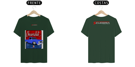 T-Shirt Pima Coleção Anos 70 C10 Azul Scuderia
