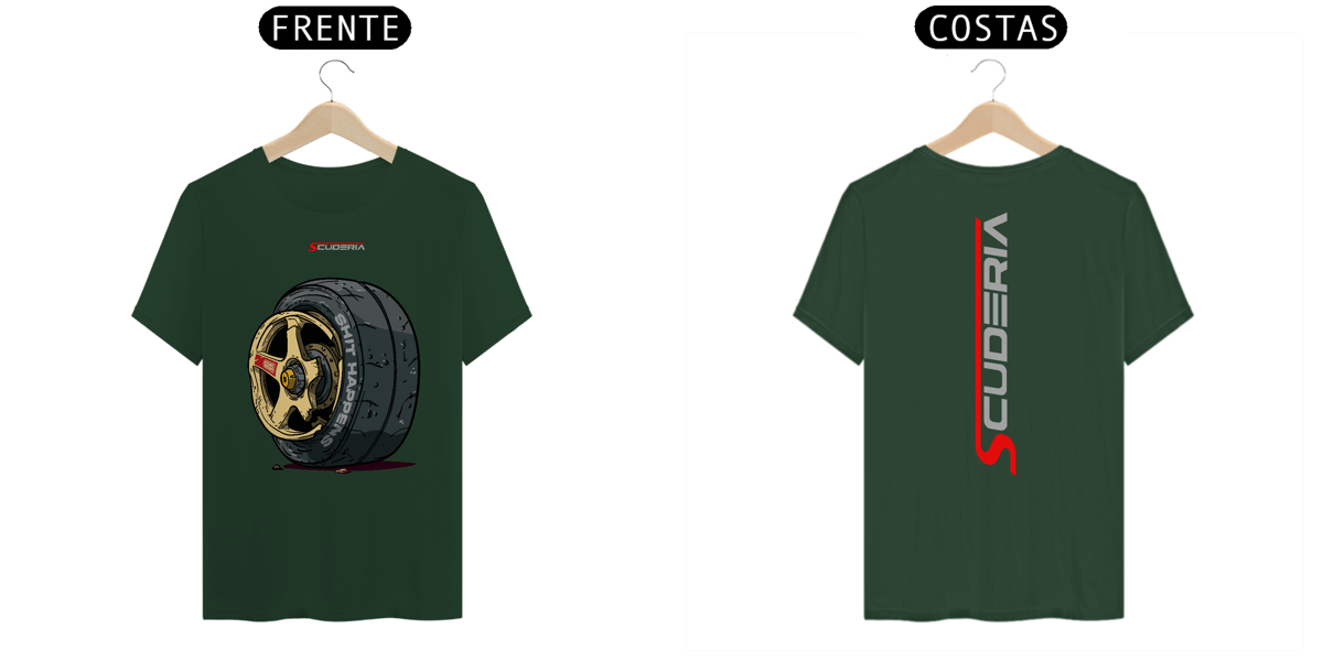 Nome do produto: T-Shirt Pima Shit Happens Scuderia