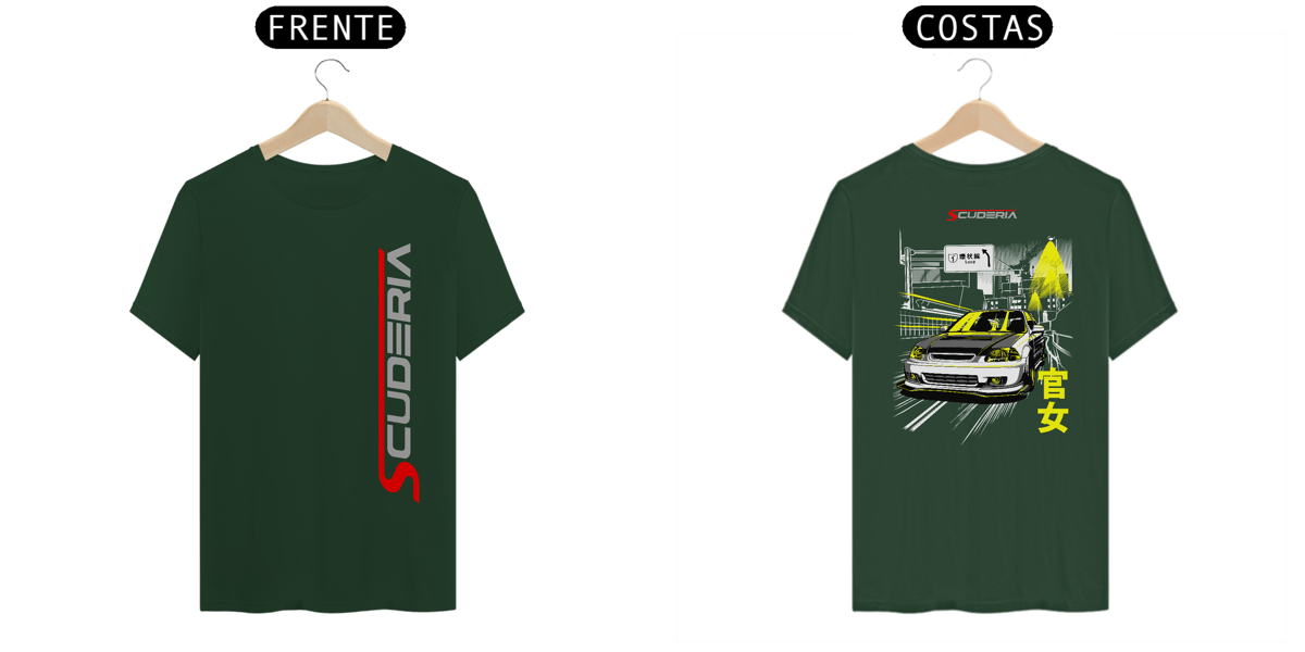 Nome do produto: T-Shirt Classic Honda Civic JDM Scuderia