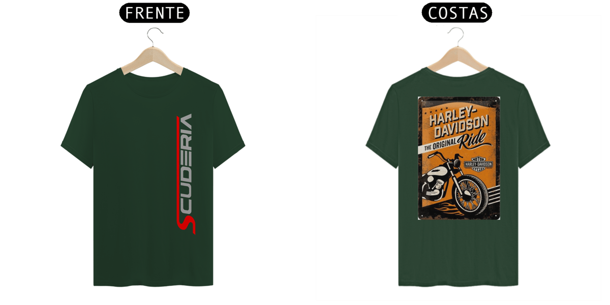 Nome do produto: T-Shirt Classic Harley Davidson Ride Scuderia