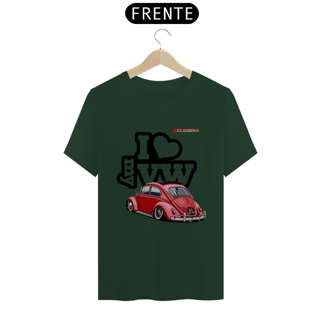 Nome do produto T-Shirt Pima I Love My VW Fusca Vermelho Scuderia