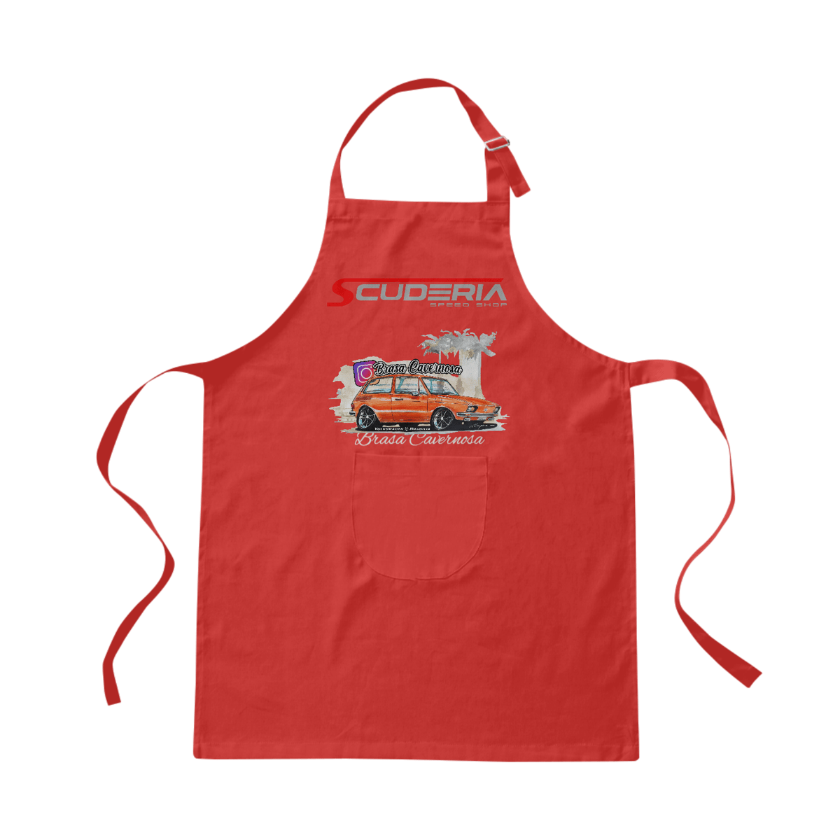 Nome do produto: Avental Brasa Cavernosa Cartoon Scuderia