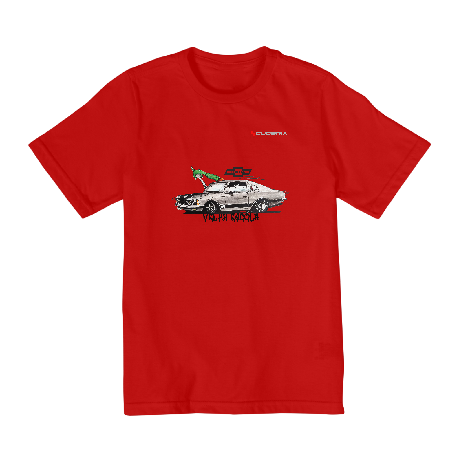 T-Shirt Quality Infantil (02 a 08) Opala SS Ghost Scuderia