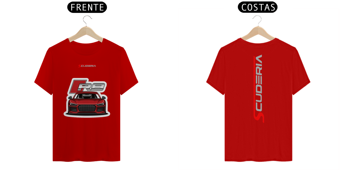 Nome do produto: T-Shirt Classic Audi R8 Scuderia