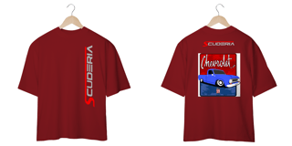 Nome do produto Camiseta Oversized Coleção Anos 70 C10 Azul Scuderia