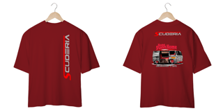 Camiseta Oversized Coleção Volks Day Kombi Home Sweet Home Scuderia