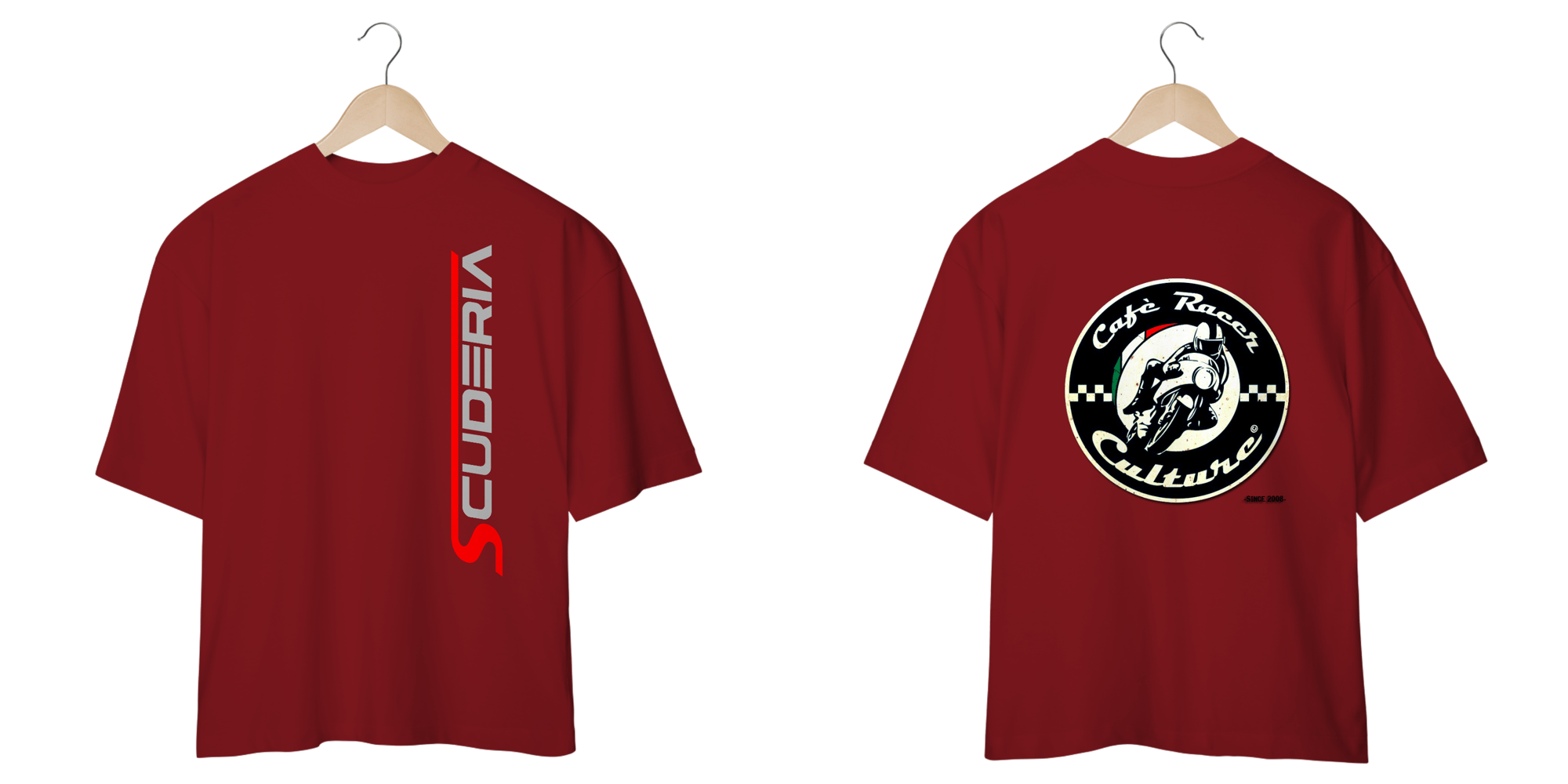 Camiseta Oversized Café Racer Scuderia