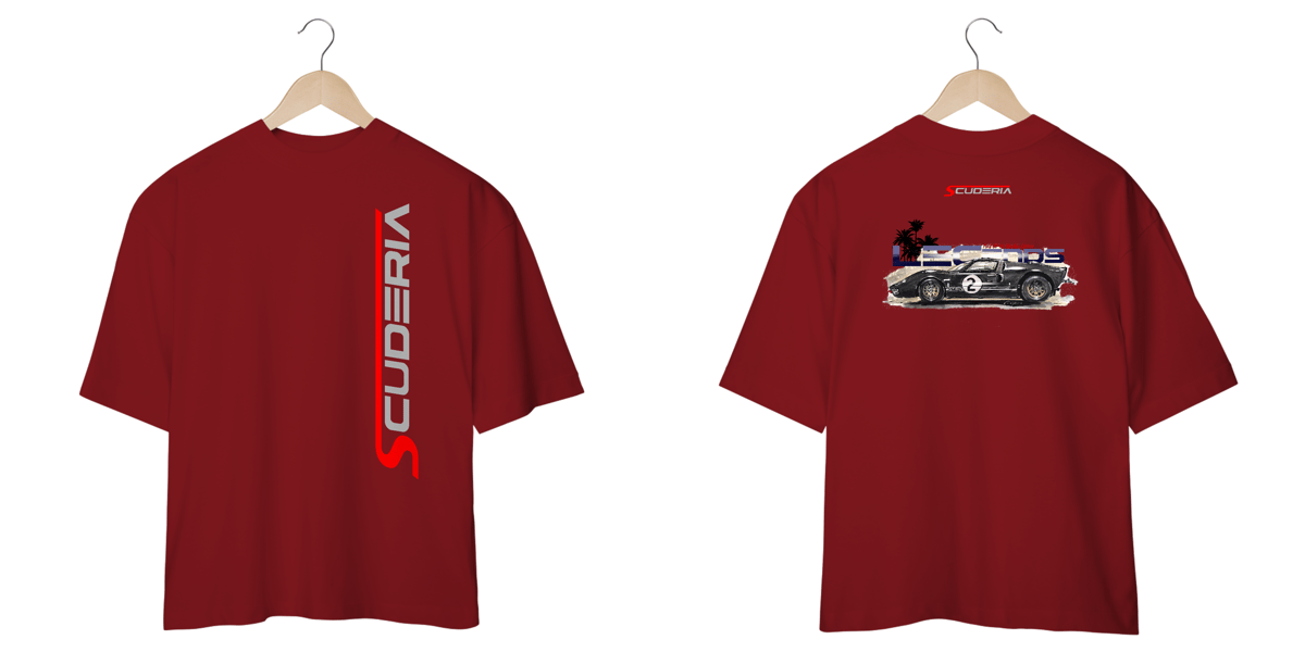 Nome do produto: Camiseta Oversized Ford GT40 Shelby Edition Scuderia