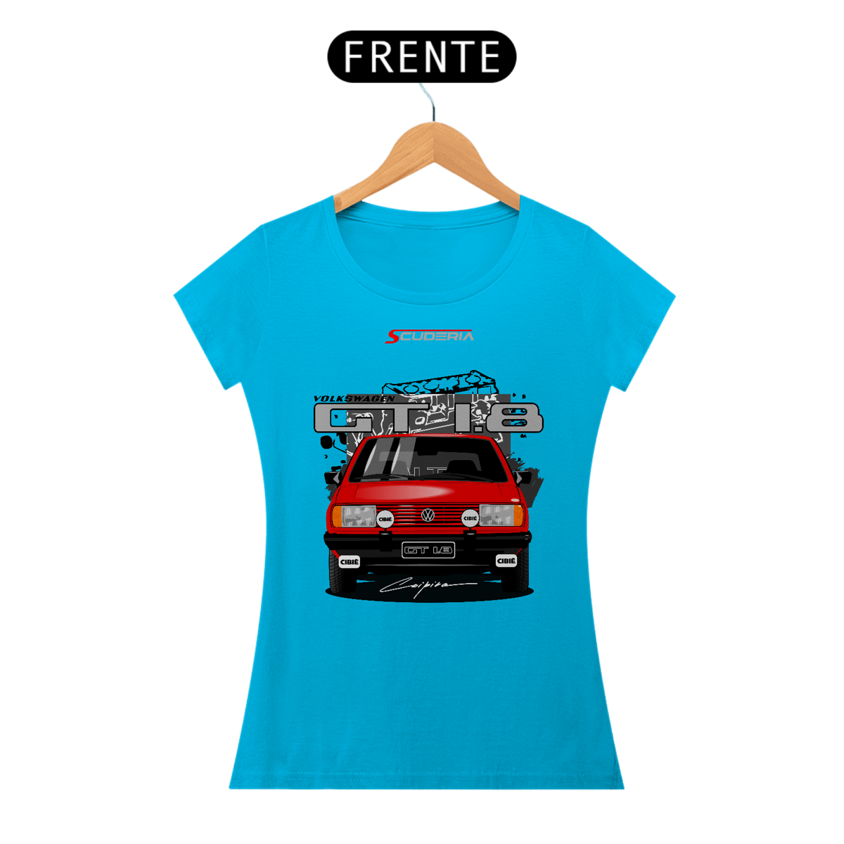 Nome do produto: Baby Long Classic Coleção Anos 80 Gol Gt 1.8 Scuderia