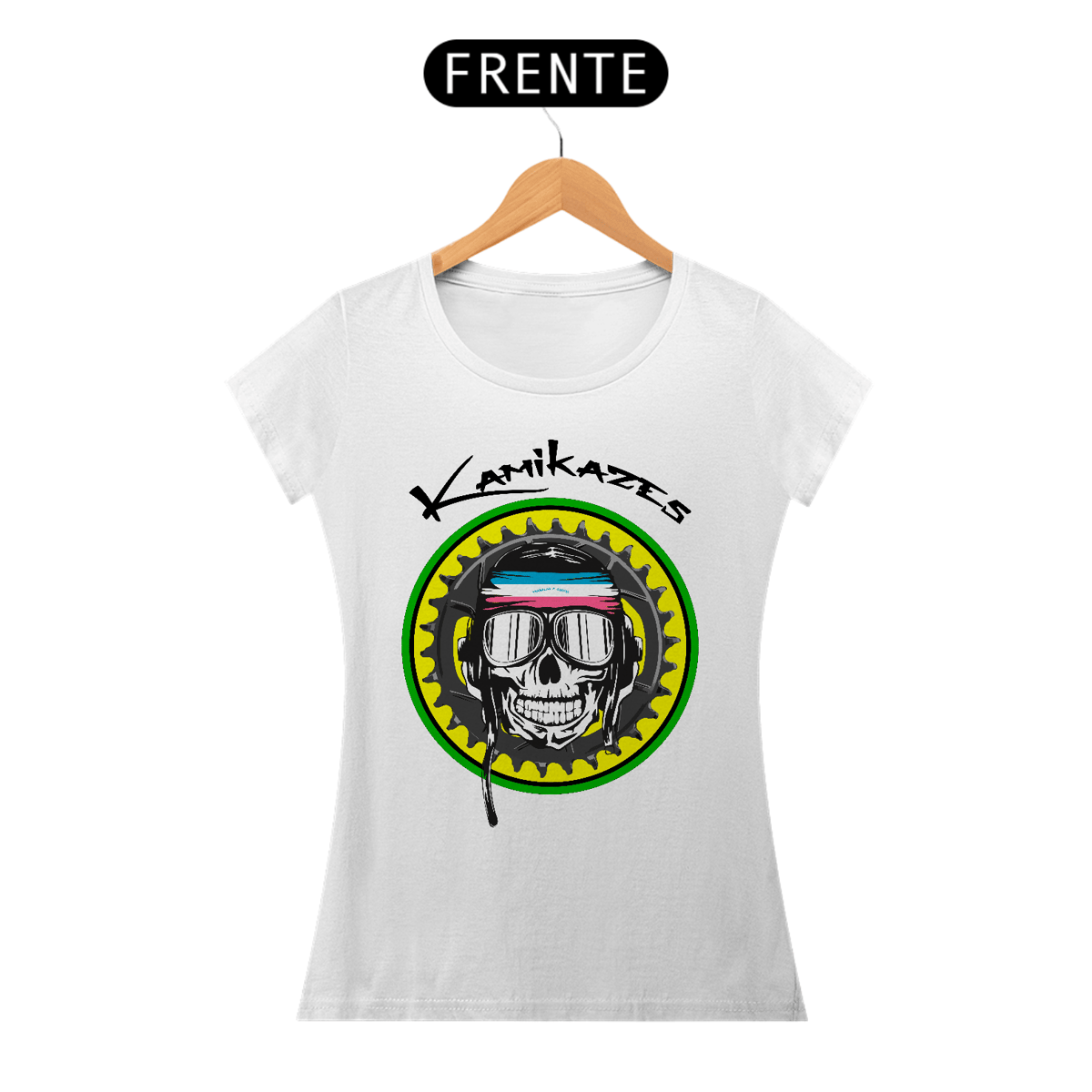 Nome do produto: Baby Look Kamikazes (nome preto)