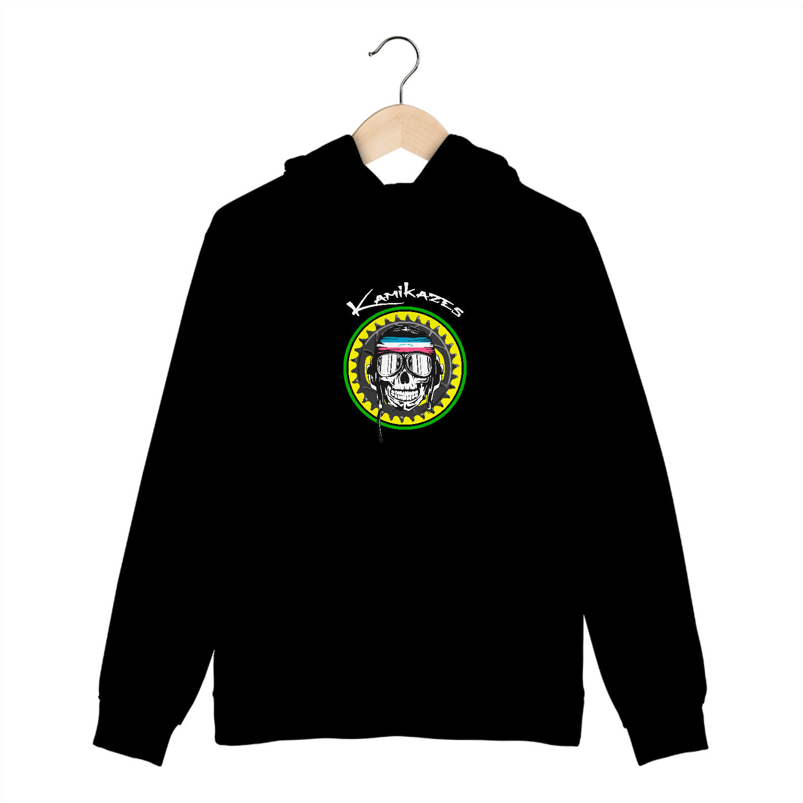 Moletom canguru Kamikazes (Nome branco)