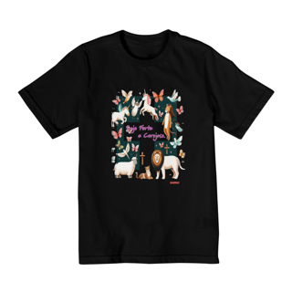Camisa Kids (2 a 8 anos) Humilitas Cloth: Seja Forte e Corajosa - 2 | Coleção Laços de Fé