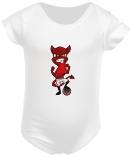 Nome do produto Body Bebê Mascote Red Devil 