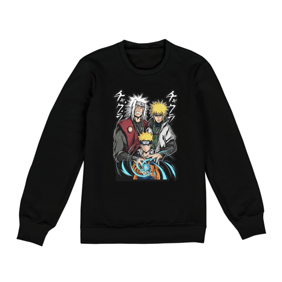 Naruto, Minato e Jiraya 