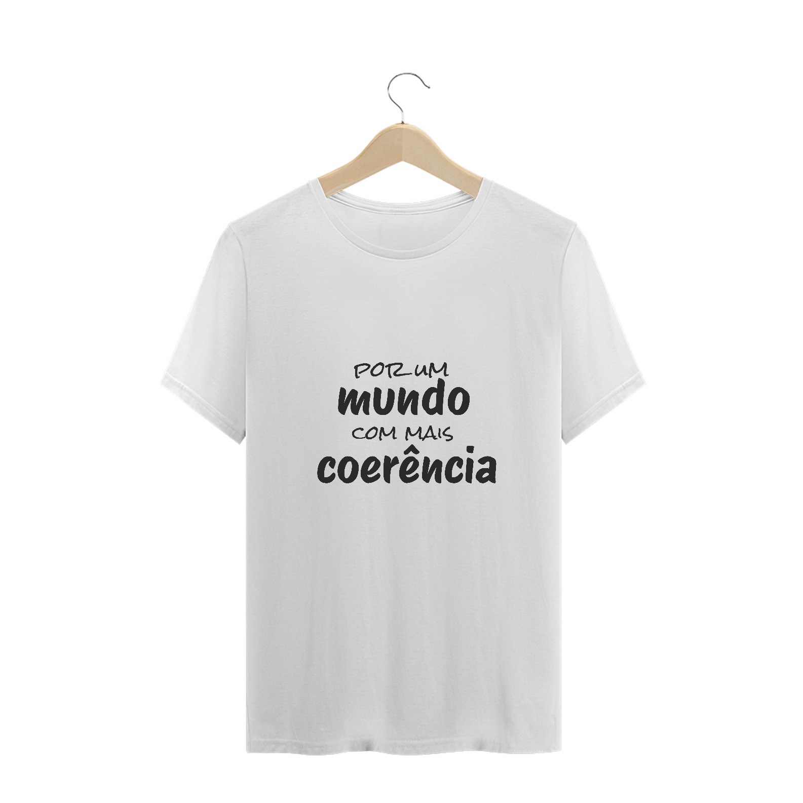 Camiseta Plus Size Por um mundo com mais Coerência