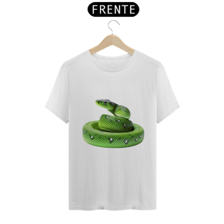 Camiseta Serpente - Cobra Verde | Coleção Animal de Poder