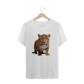 Camiseta Plus Size Onça Pintada | Coleção Animal de Poder