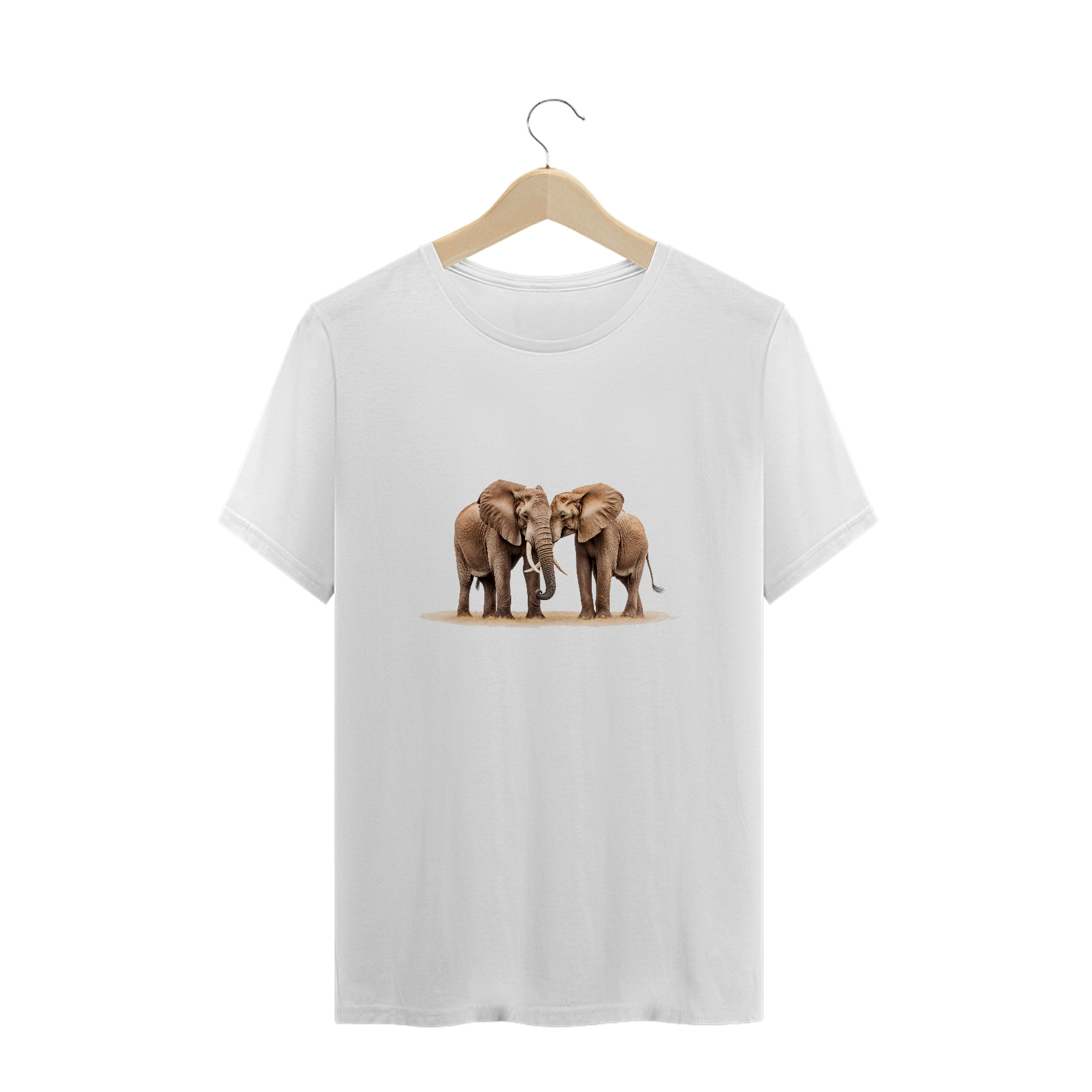 Camiseta Plus Size Elefante | Coleção Animal de Poder