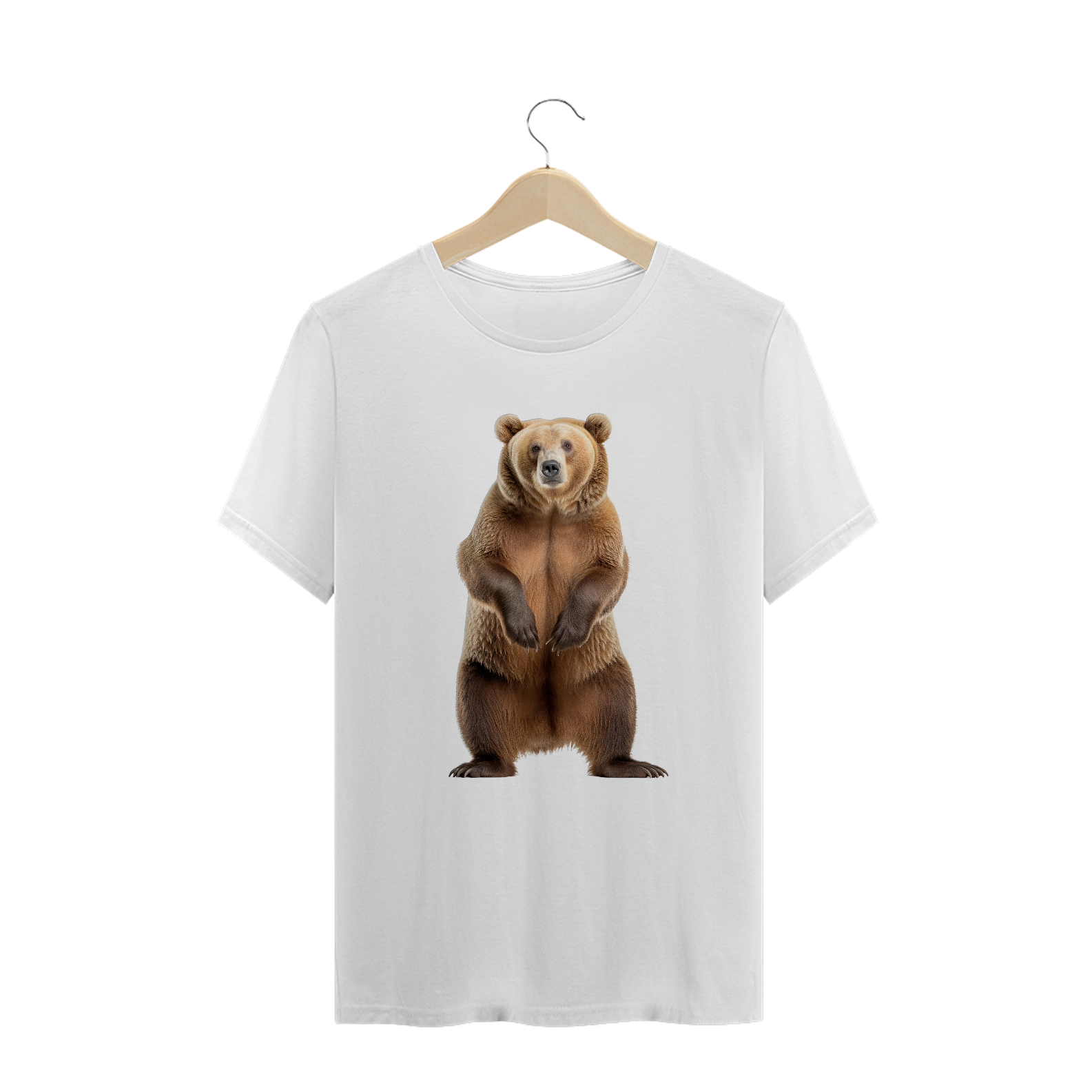 Camiseta  Plus Size Urso | Coleção Animal de Poder