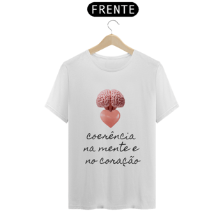 Camiseta Coerência na Mente e no Coração - Ilustrada