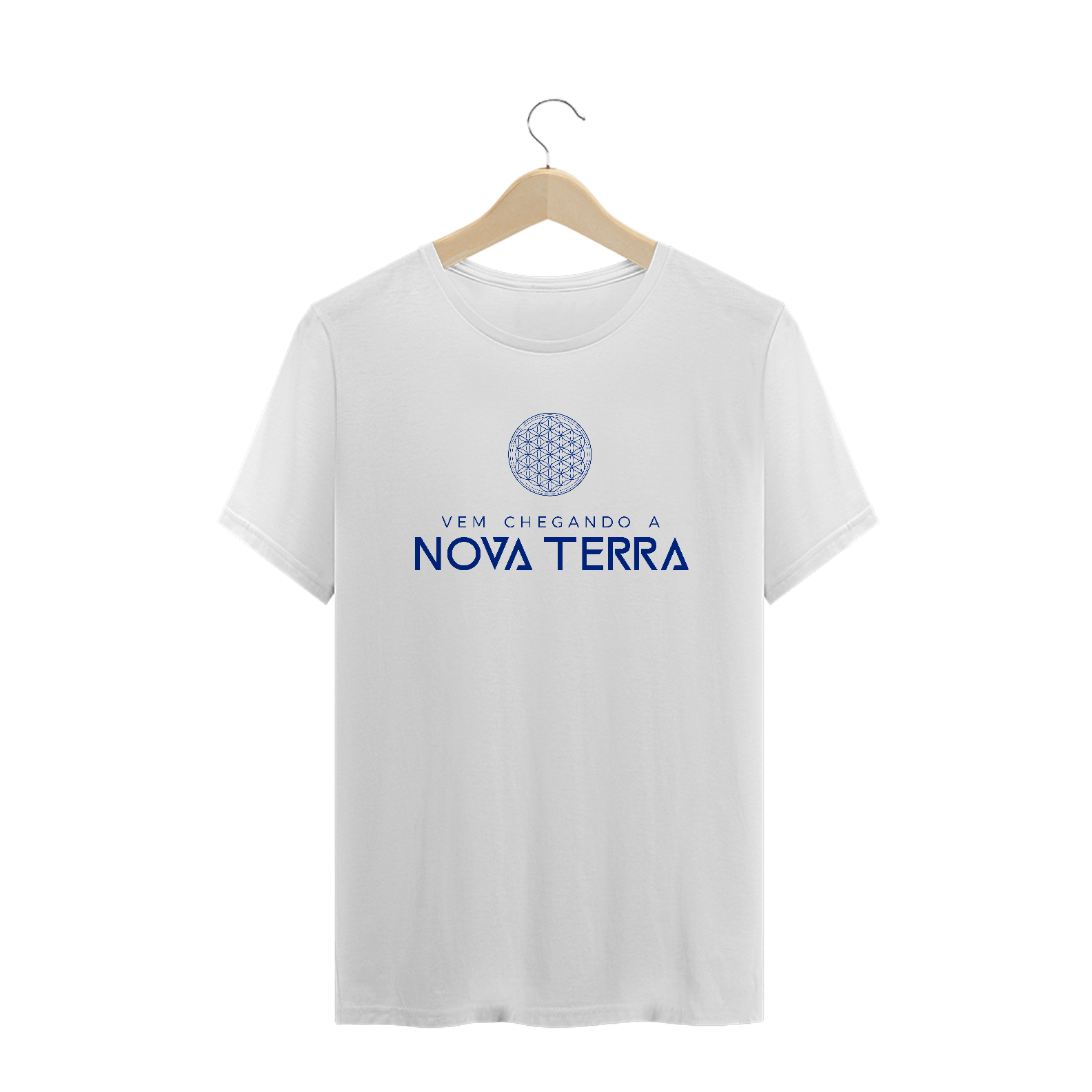 Camiseta Plus Size Vem Chegando a Nova Terra 