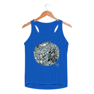 Nome do produto Camiseta Regata Feminina Sportv Dry Uv Estampa Cosmo Zé 