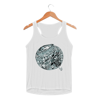 Nome do produto Camiseta Regata Feminina Sportv Dry Uv Estampa Cosmo Zé 