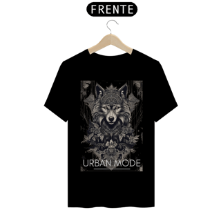 Nome do produto T-Shirt Lobo Preta - Urban Mode Premium