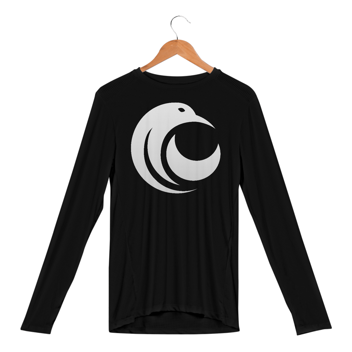 Nome do produto: Camiseta Manga Longa do Corvo