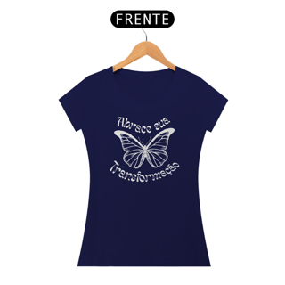Nome do produto Abrace sua Transfomação (etampa branca) - Baby look
