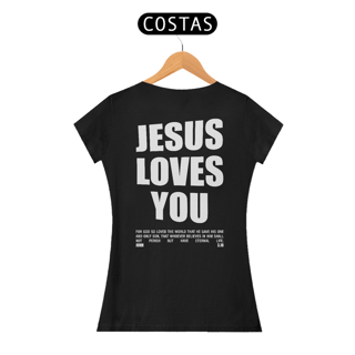 Nome do produto Jesus Loves You - Baby look