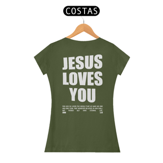 Nome do produto Jesus Loves You - Baby look