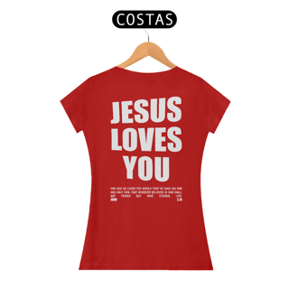 Nome do produto Jesus Loves You - Baby look