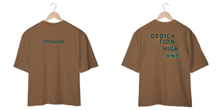 Nome do produto Camiseta OVERSIZE TRYHARD  - Dedication High End
