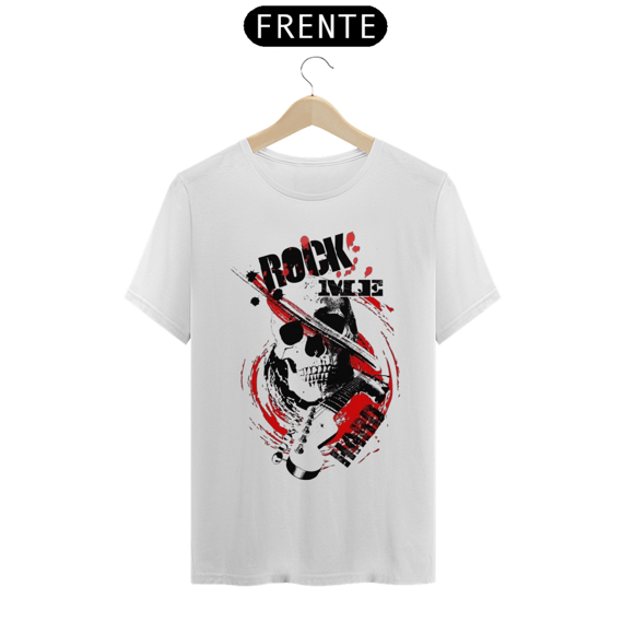 Camisa com Caveira e Guitarra