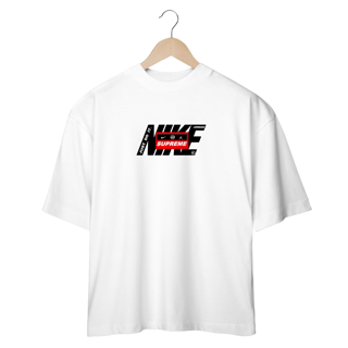 Nome do produto  Camisa Oversized Com Nike e Supreme 