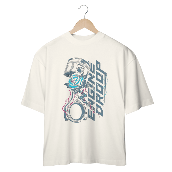 Camisa Oversized Com Pistão Motor