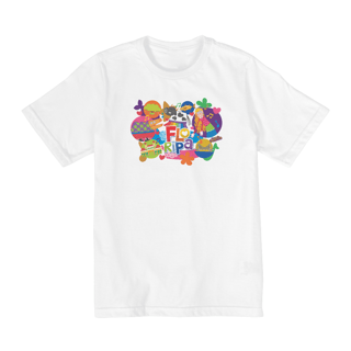 Nome do produto Camiseta Infantil I Ícones de Floripa