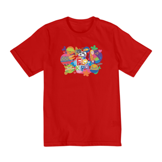 Nome do produto Camiseta Infantil I Ícones de Floripa