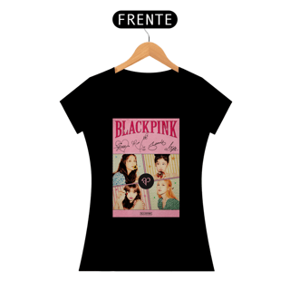 Nome do produto Baby look Black Pink signature