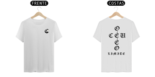 Nome do produtoCamiseta Prime - O Céu é o Limite