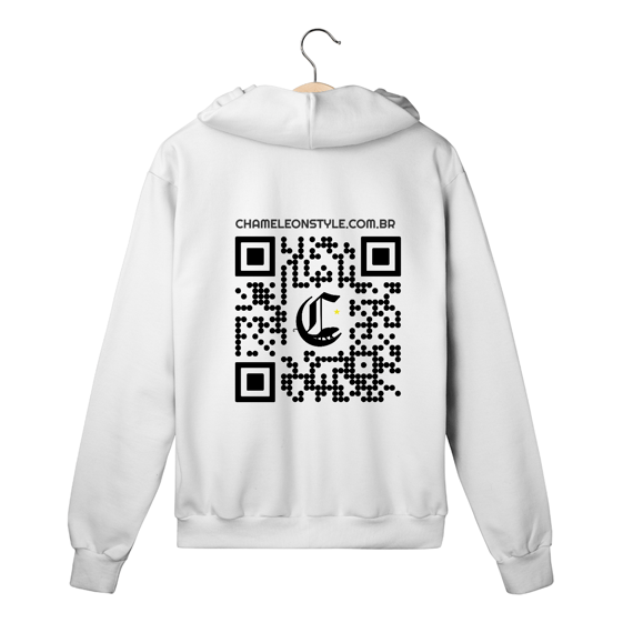 Moletom com zíper QRCOLD