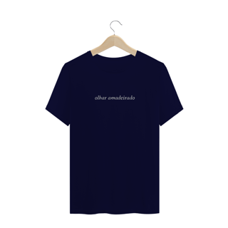 Nome do produto Olhar amadeirado camiseta reta G1 ao G4 azul marinho, preto