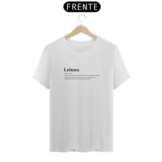 Dicionário Leitora Sáfica camiseta reta branca / cinza mescla