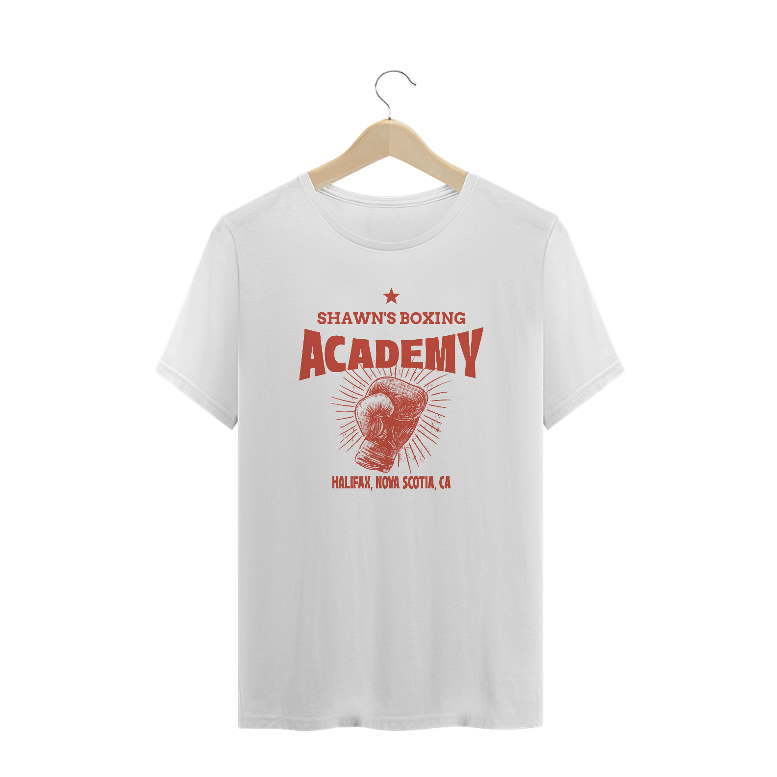 Shawn’s Boxing Academy camisa reta  G1 ao G4 cinza / branca